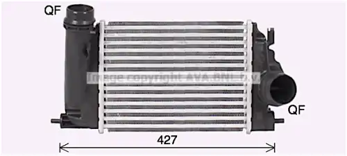 Интеркулер AVA DN4458