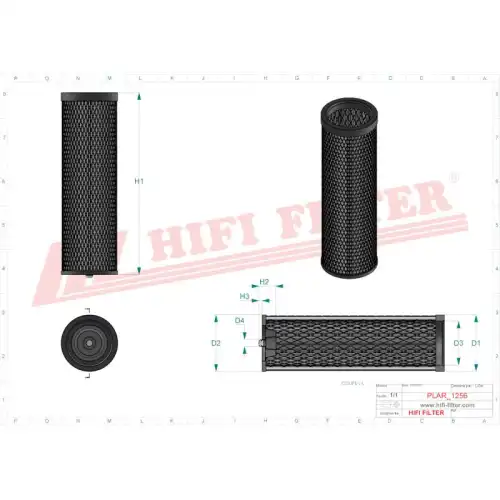 Фильтр воздушный HIFI SA160071