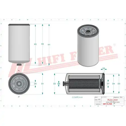 Топливный фильтр HIFI SN922610B