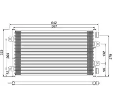Радиатор кондиционера (конденсатор) POWERMAX 7110227