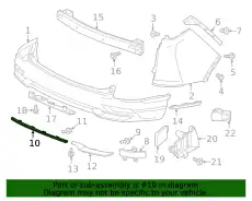CTR MLDG.RR BPR L 71511TLAA50 HONDA
