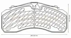 Тормозные колодки дисковые JURID 2925305390