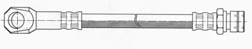 шланг тормозной перед. MB 510844 KAWE