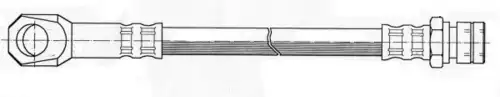 шланг тормозной перед. MB 70868 PAGID