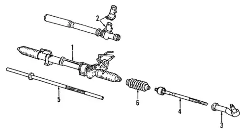 Рулевой наконечник MAZDA H26032240A