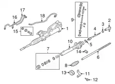 Рулевая тяга MAZDA LC6232240A