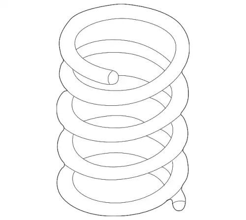 пружина передняя Maz LD4734011 MAZDA
