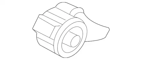 RUBBER(R),ENGINE MT. LD4739040 MAZDA