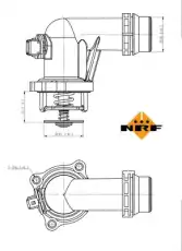 Термостат системы охлаждения NRF 725001