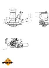 Термостат системы охлаждения NRF 725034