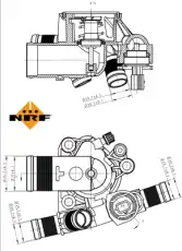 Термостат системы охлаждения NRF 725045