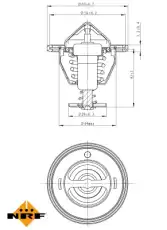 Термостат системы охлаждения NRF 725088