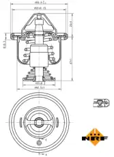 Термостат системы охлаждения NRF 725199