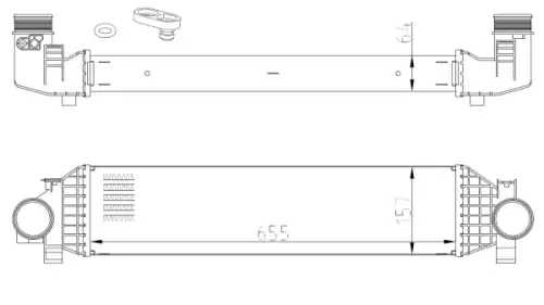 Интеркулер NRF 309068