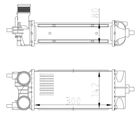 Интеркулер NRF 309071