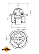 Термостат системы охлаждения NRF 725146