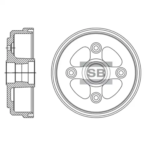 Тормозной диск SANGSIN SD3059