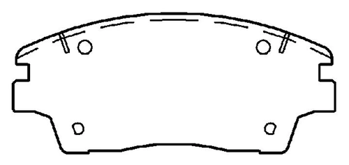 Тормозные колодки дисковые SANGSIN HP1844