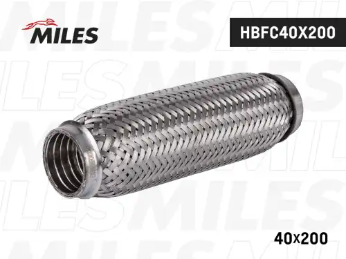 Гофра глушителя MILES HBFC40X200 L= d=
