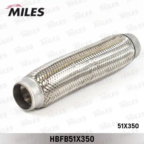 Гофра глушителя MILES HBFB51X350 L= d=