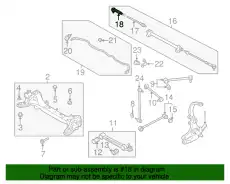 Рулевой наконечник MAZDA T00128280A