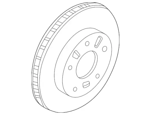 Тормозной диск MAZDA T0023325XA