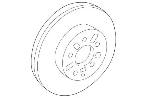 Тормозной диск MAZDA TY013325XA