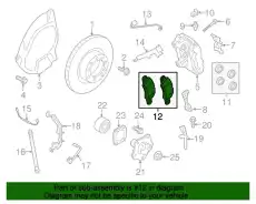 Тормозные колодки дисковые PORSCHE 99135194603