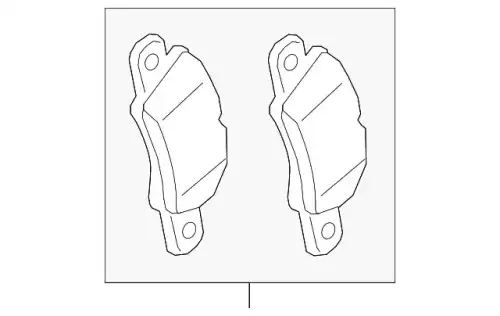 Тормозные колодки дисковые PORSCHE 992698151F