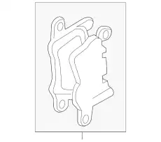 Тормозные колодки дисковые PORSCHE 9J1698451E