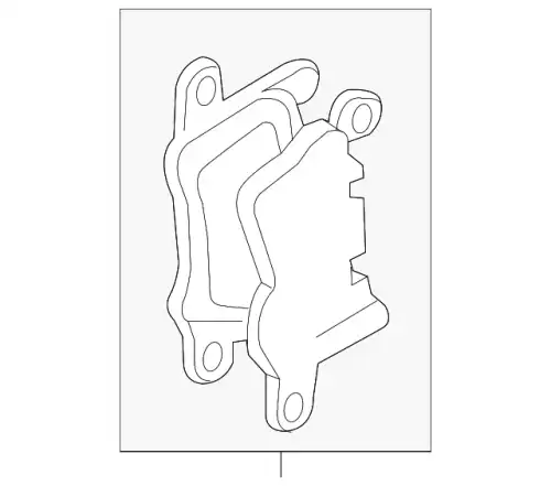 Тормозные колодки дисковые PORSCHE 9J1698451E