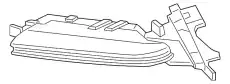 ADDITIONAL HEADLIGHT 971953042BB PORSCHE