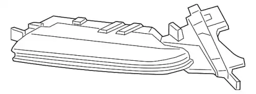 ADDITIONAL HEADLIGHT 971953042BB PORSCHE