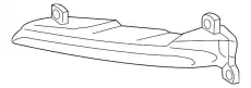 ADDITIONAL HEADLIGHT 982953352B PORSCHE