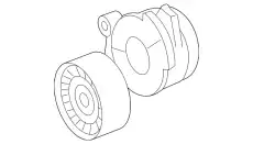 958903133 Натяжитель с демпфером PORSCHE