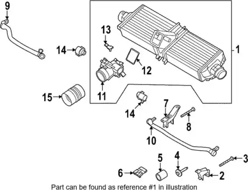CHARGE AIR COOLER 992145805G PORSCHE