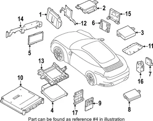 CONTROL UNIT PAB927158 PORSCHE
