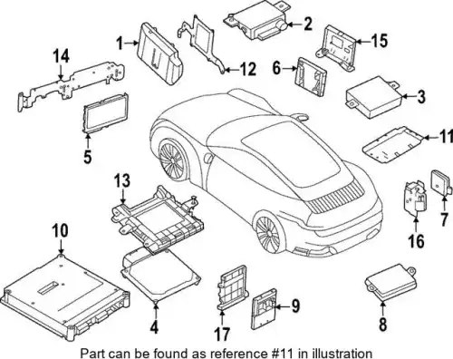 CTRL UNIT 992907145G PORSCHE