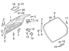 FLAT CONTACT HOUSING 1J0973332 PORSCHE