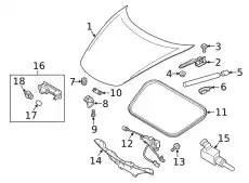 HEXAGON SOCKET HEAD BOLT PAF911883A PORSCHE
