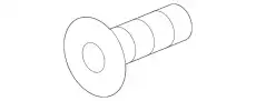 HEXAGON SOCKET HEAD BOLT. PAF009830 PORSCHE