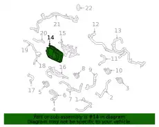 Отопитель воздушный PORSCHE PAD963507