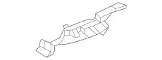 HOLDER FOR BUMPER COVER 9J1807227B PORSCHE