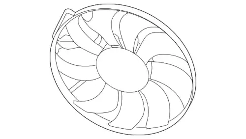 RADIATOR FAN 992959447D PORSCHE
