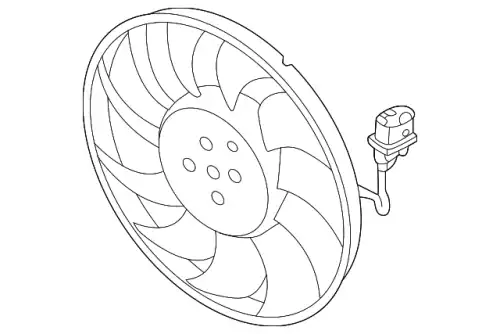 RADIATOR FAN 9J1959455D PORSCHE