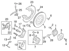 SENDER WIRE (PAD WEAR INDI PAB615121A PORSCHE