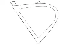SIDE WINDOW 971845297S PORSCHE