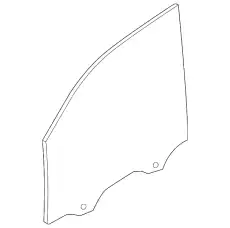 SIDE WINDOW 9Y0845021C PORSCHE