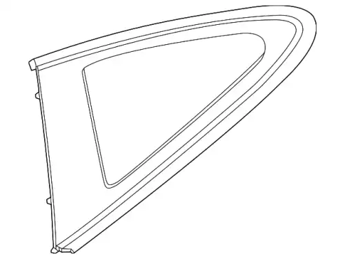 SIDE WINDOW ALUMINIUM LOOK 992845297AAV09 PORSCHE