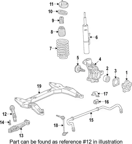 WISHBONE 99134105304 PORSCHE